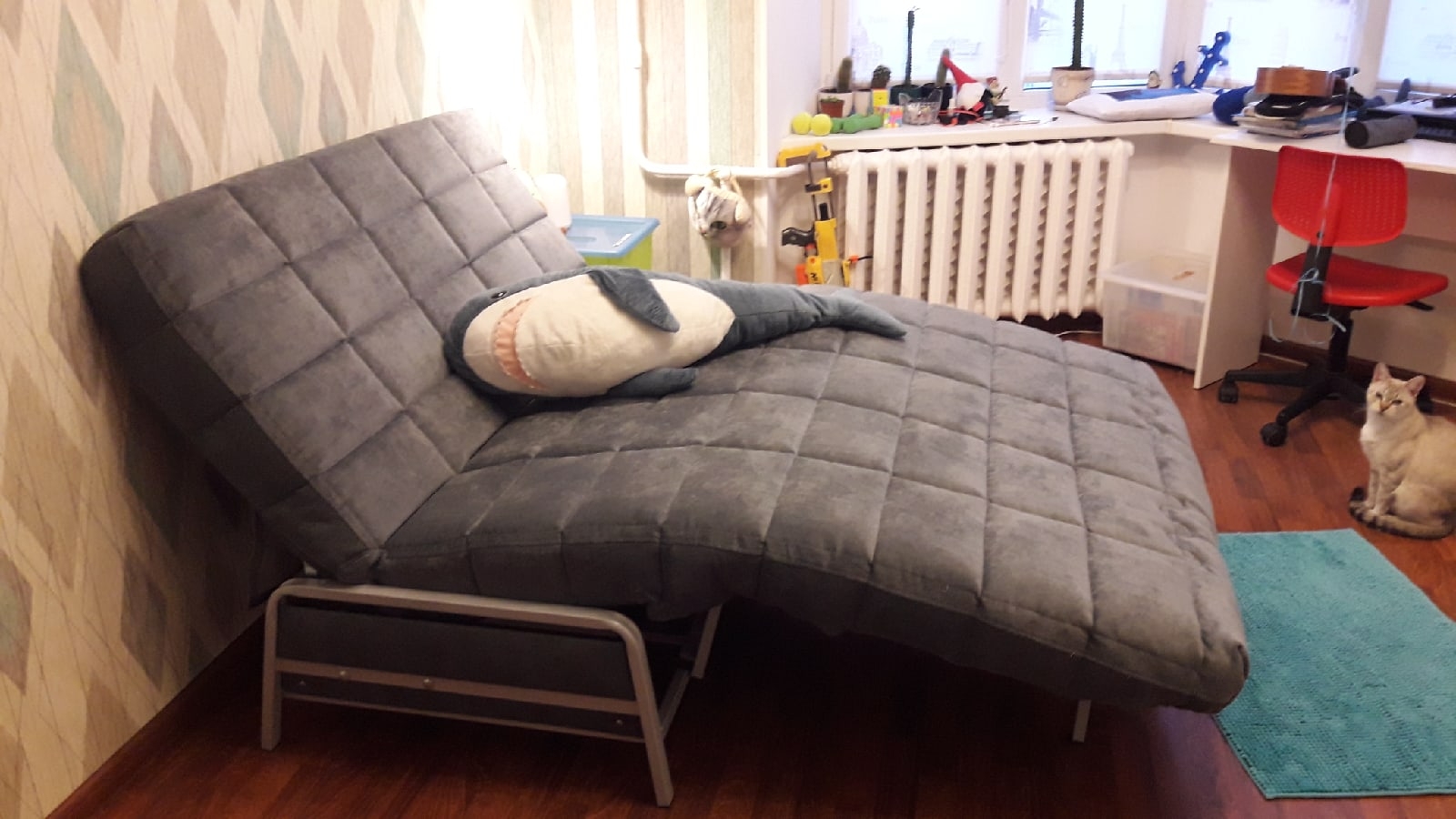 кресло кровать без локтей