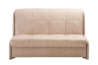 Раскладной диван без подлокотников: 120 см длиной и 140 см шириной, раскладывающийся вперед